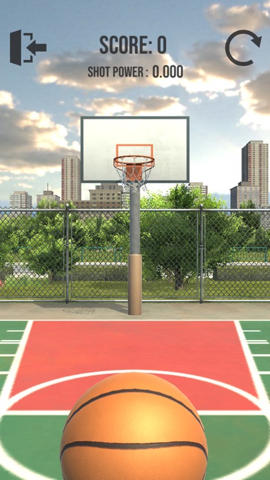 Basketball Court Dunk Shoot Screenshot