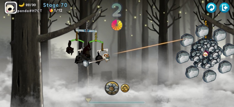 Monkey Battle: Swing Shot screenshot 4