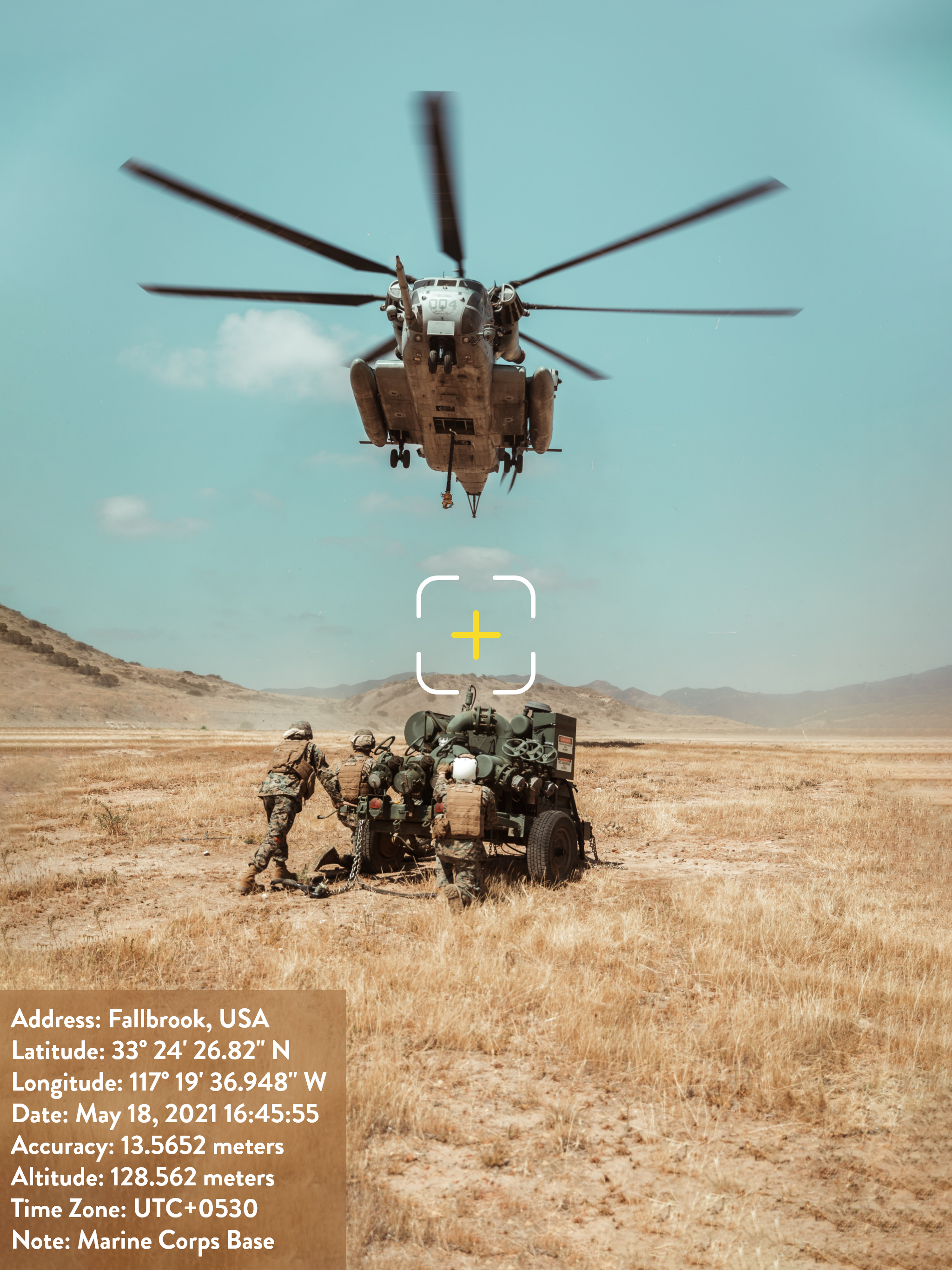 GPS Note Camera With TimeStamp