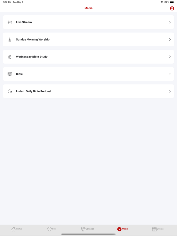Antioch Baptist Timberlake iPad screenshot 4 - Lifestyle app
