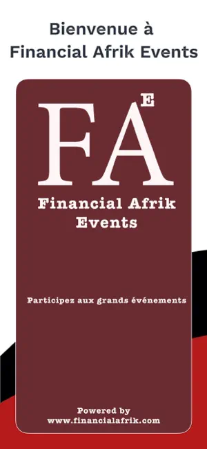 Financial Afrik Events screenshot 1