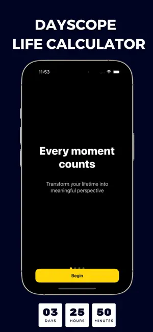 DayScope - Life Calculator screenshot 1