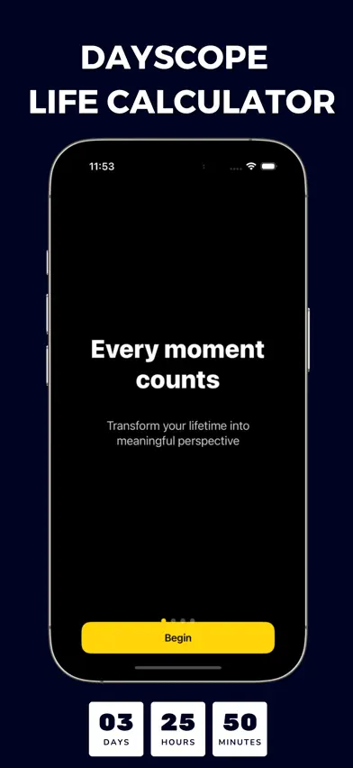 DayScope - Life Calculator screenshot 1