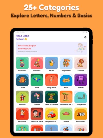 English for Kids: Learn & Play iPad screenshot