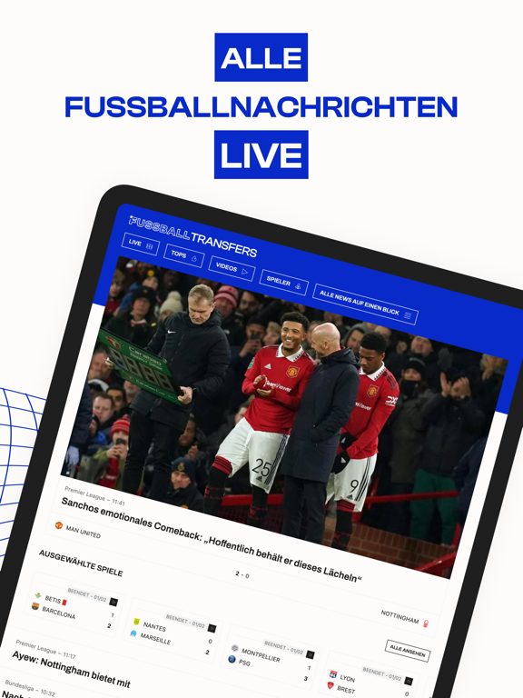 Screenshot #4 pour Fussball Transfers
