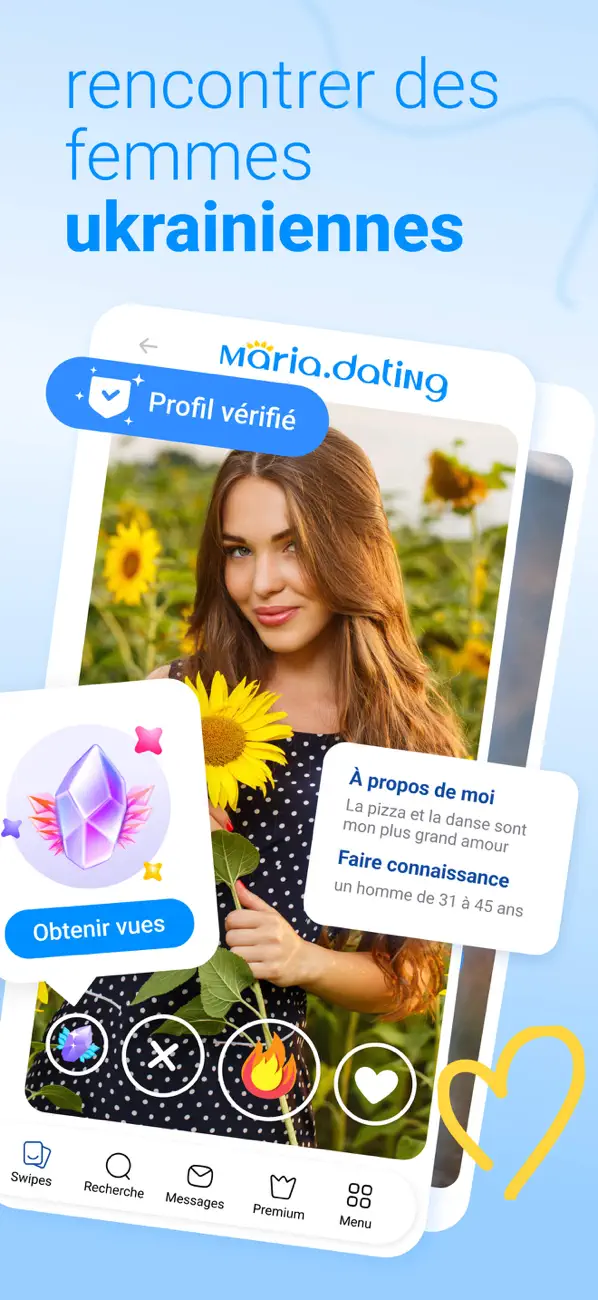 Screenshot #2 pour Maria Dating: Les Ukrainiennes