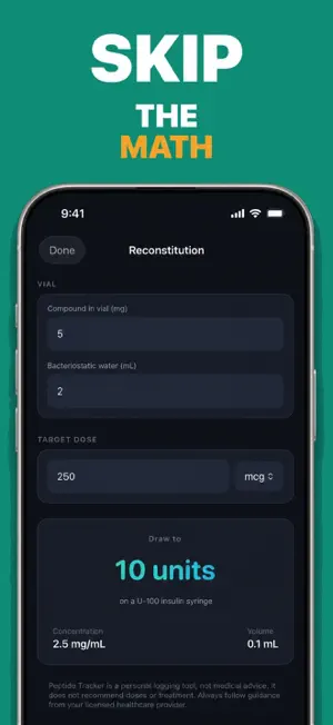 Peptide Tracker: TRT & GLP-1 screenshot 4