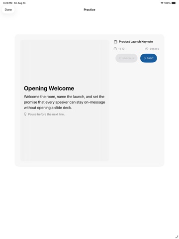 CueBinder Notes iPad screenshot