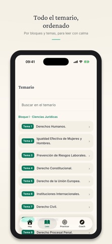 Mérito: Oposiciones y Tests Screenshot 6 of 7