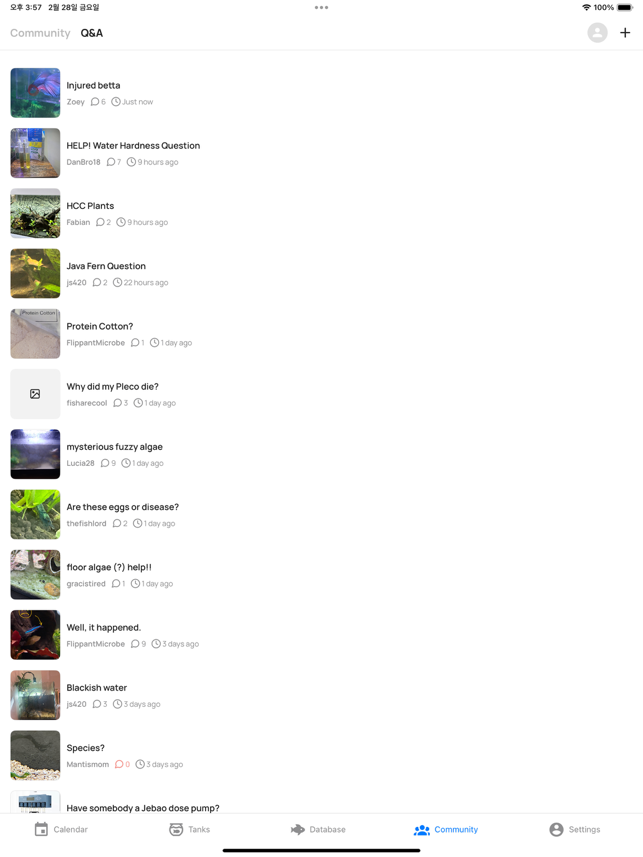 Aquarium Log - Tank Manager Screenshot