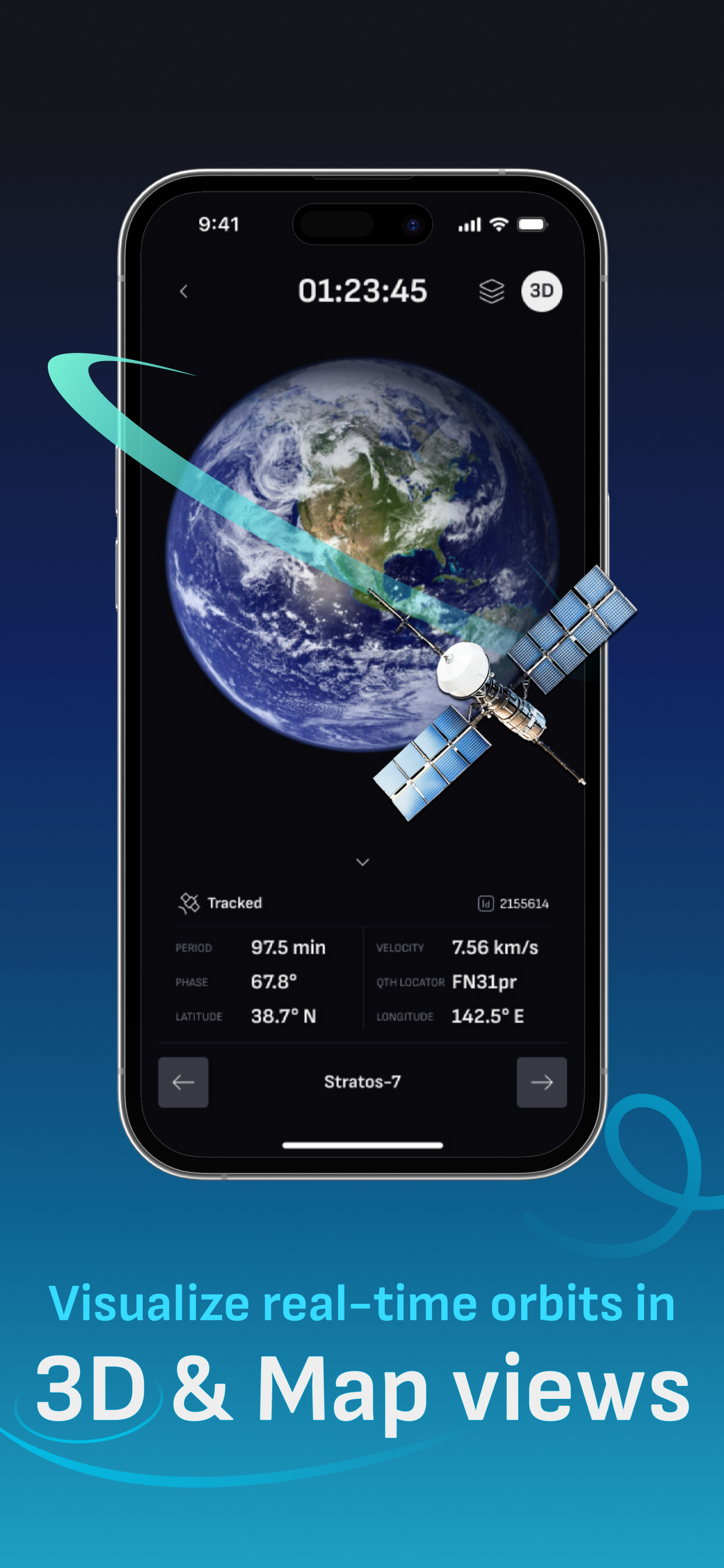 Satellite Tracker ISS Live Map