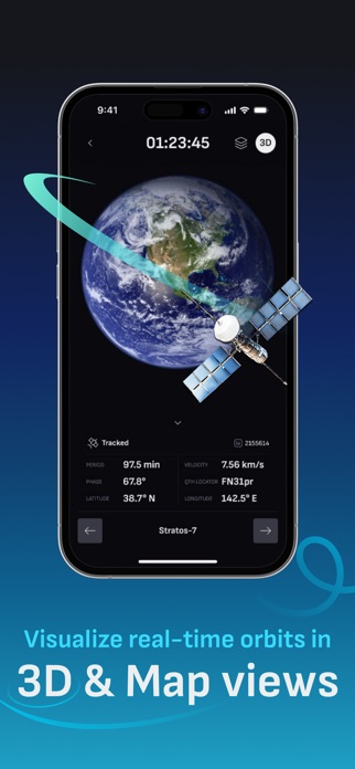 Satellite Tracker ISS Live Map Screenshot 3 of 8