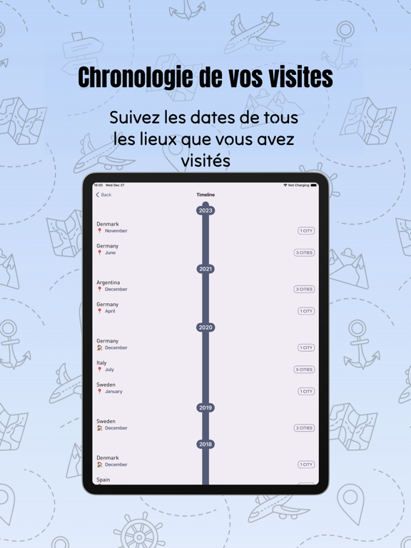 Screenshot #6 pour World Map: Visited Countries