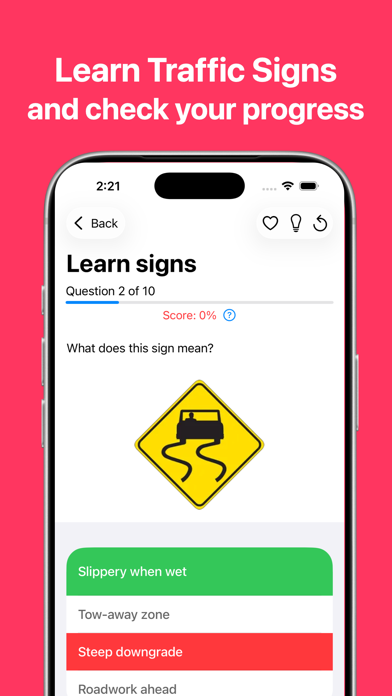 Screenshot #2 pour WA DMV Practice Test 2026 DOL
