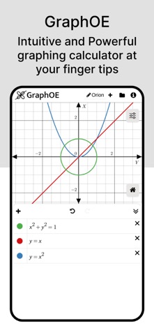 GraphOE Graphing Calculator Screenshot 1 of 4