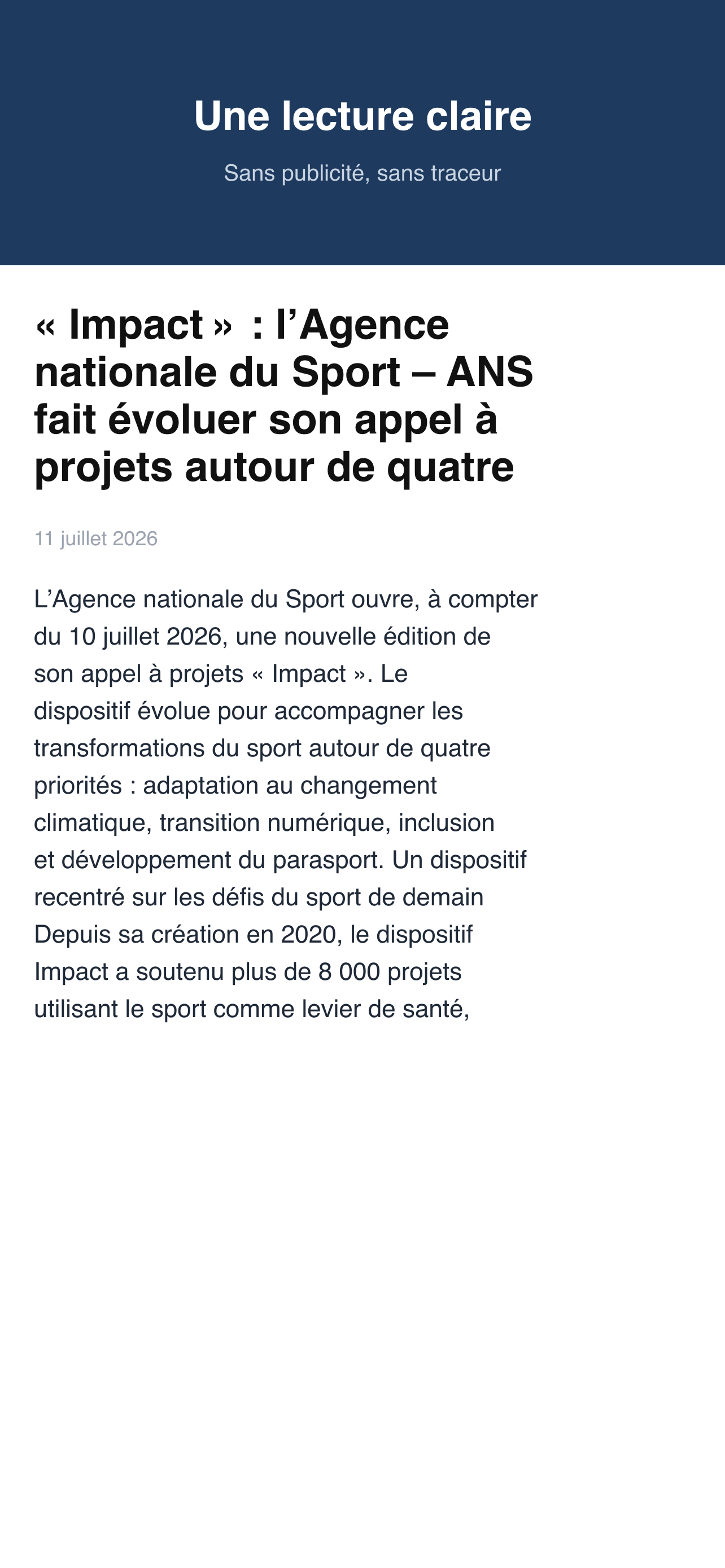 Décideurs du Sport screenshot 3