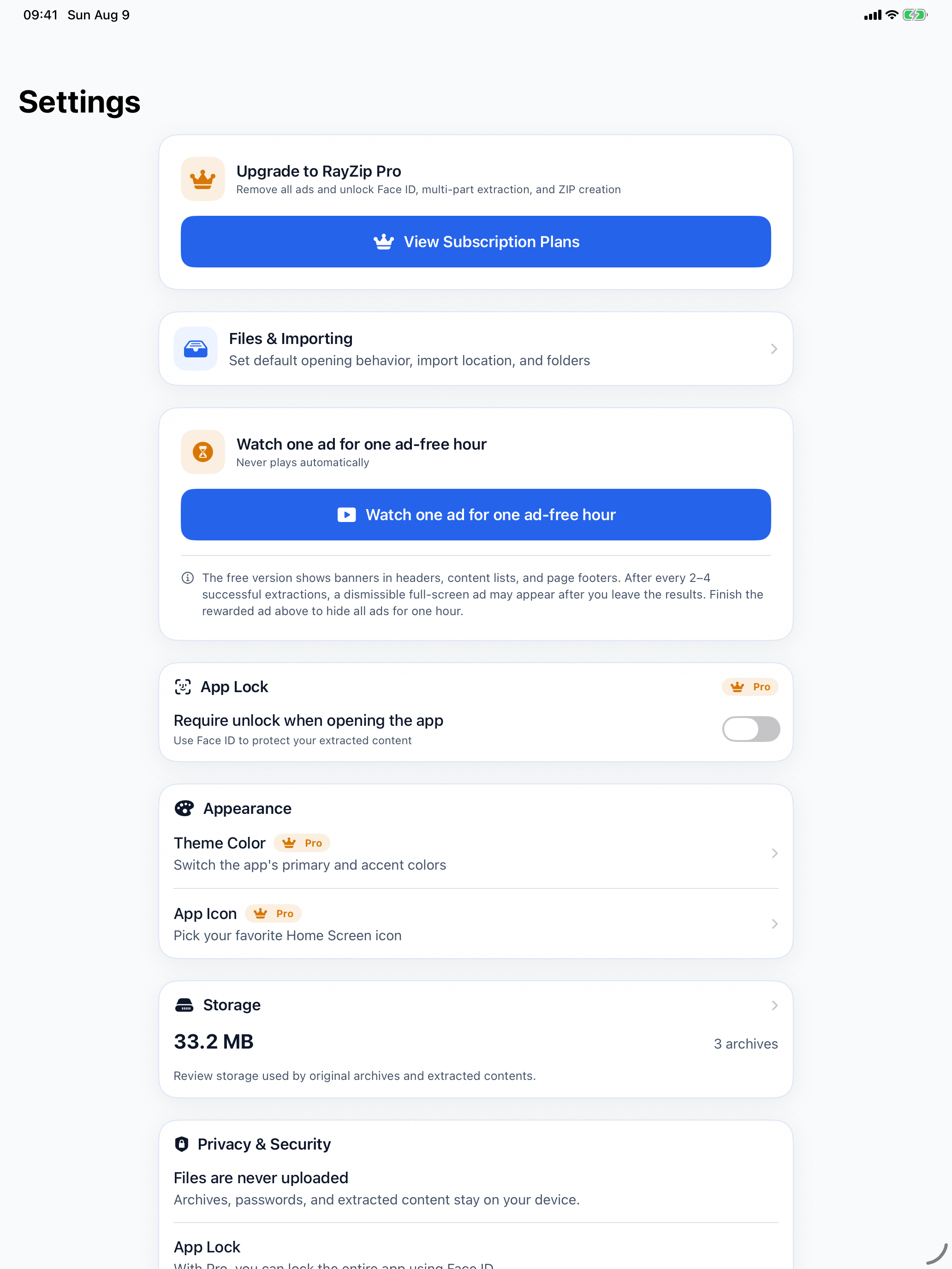 RayZip: Your Archive Extractor screenshot 14