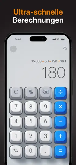 Screenshot von Taschenrechner - HD Rechner auf dem iPhone 2