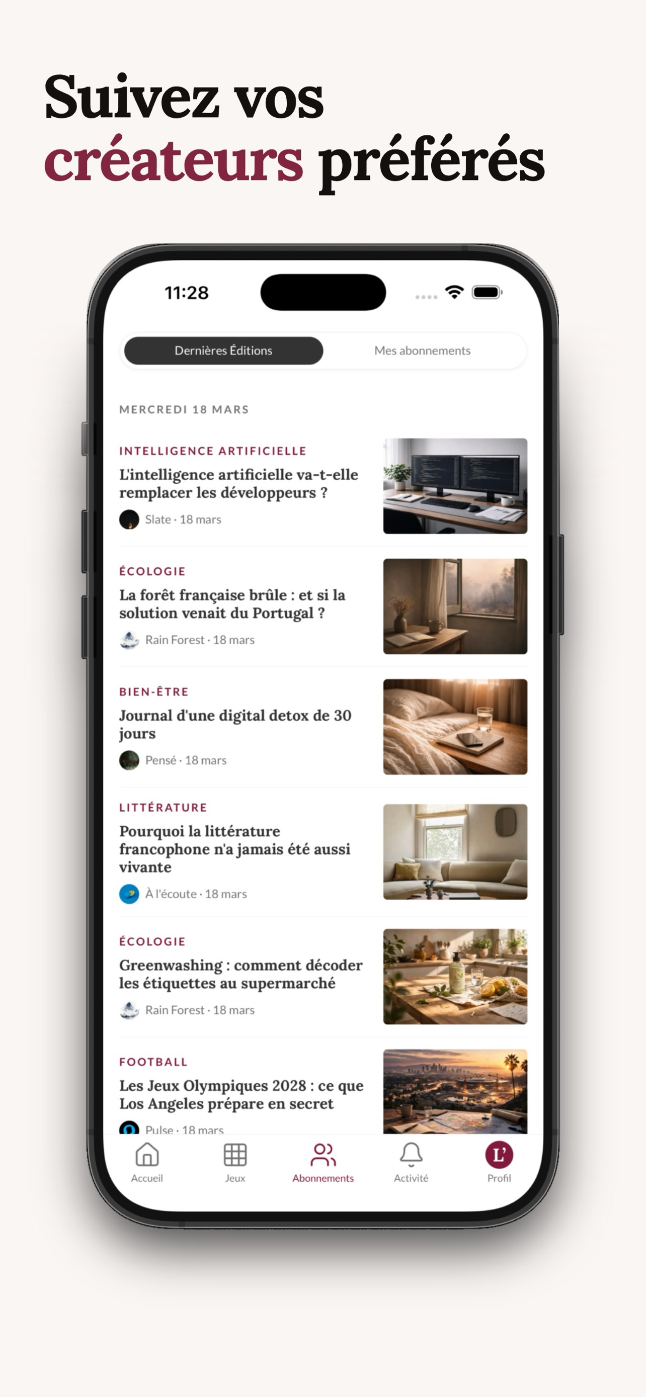 L'Intérêt — média personnalisé screenshot 2