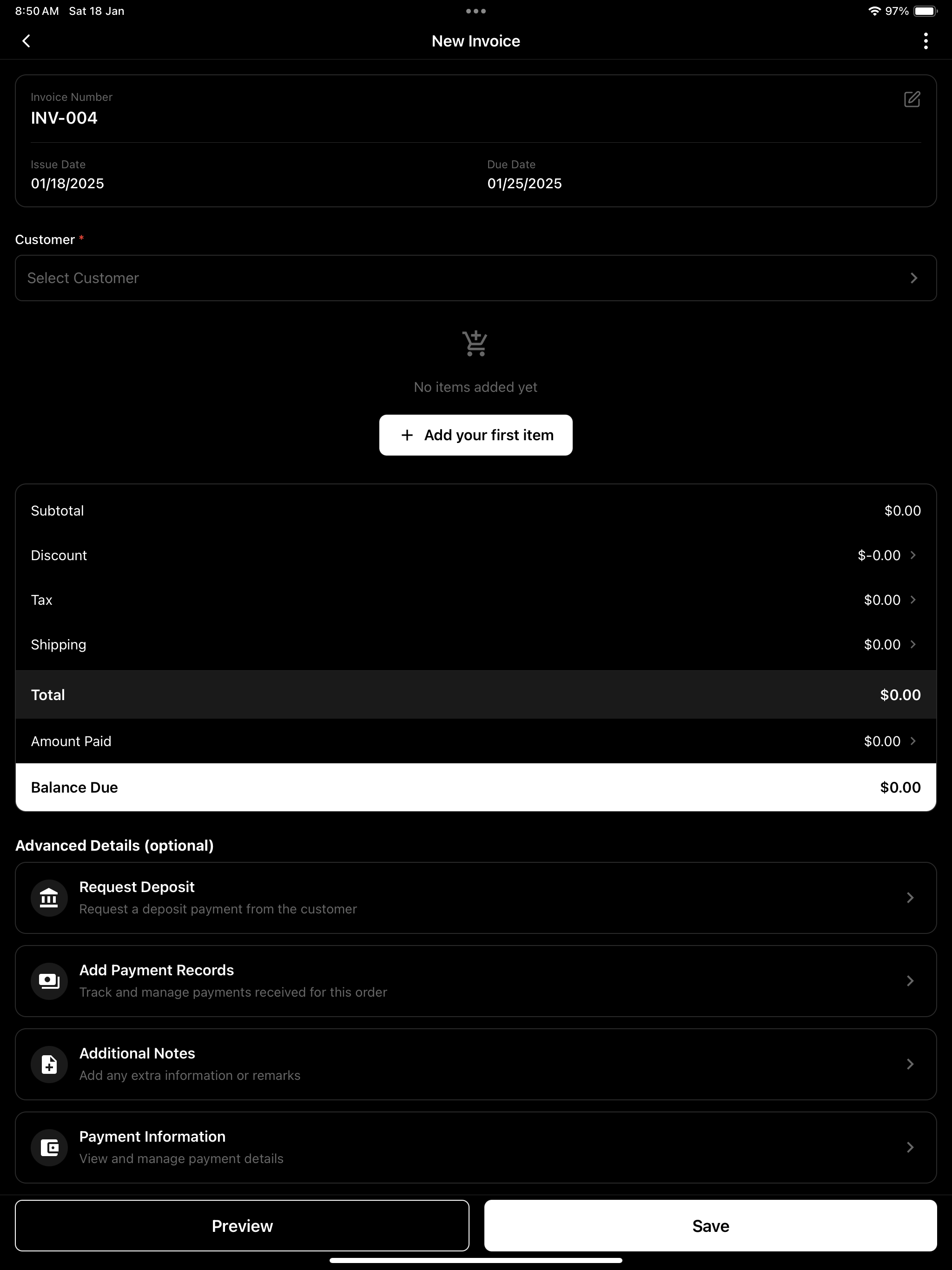 invoice maker, estimate maker screenshot 9