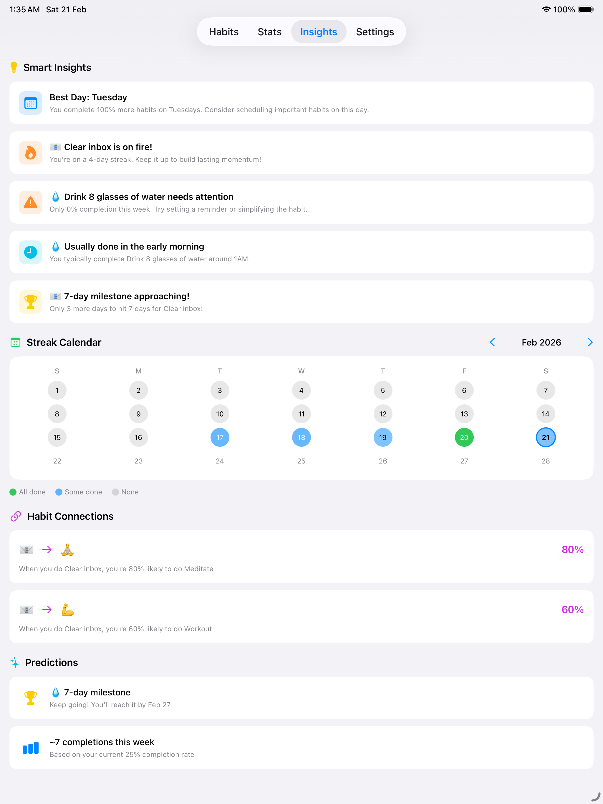 MadeSteady Habits screenshot 7