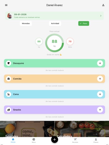 Nutricion Come Vive Habla iPad screenshot