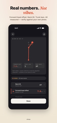 Stoop – AI Posture & Neck Fix Screenshot 2 of 6