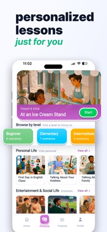 LingUp: AI Language Tutor Screenshot 5 of 8