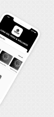 LUNA SOL YOGA & WELLNESS iPhone screenshot