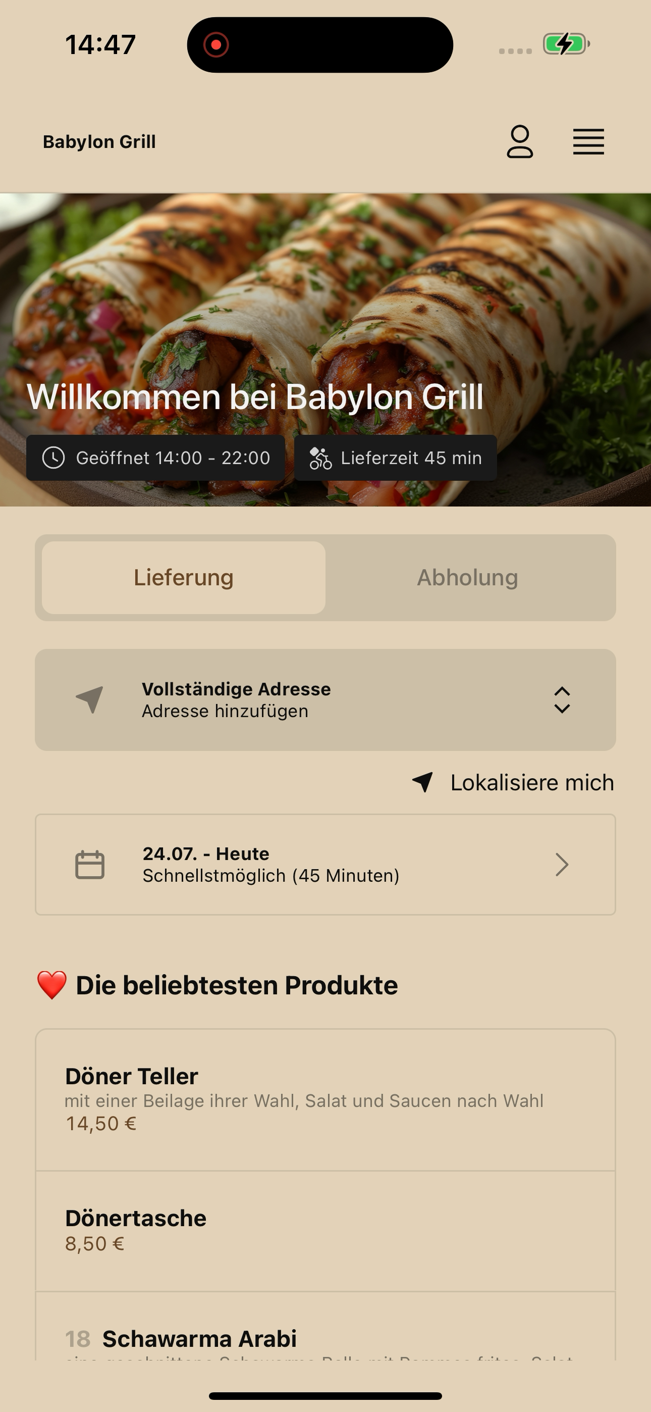 Babylon Grill Minden screenshot 6