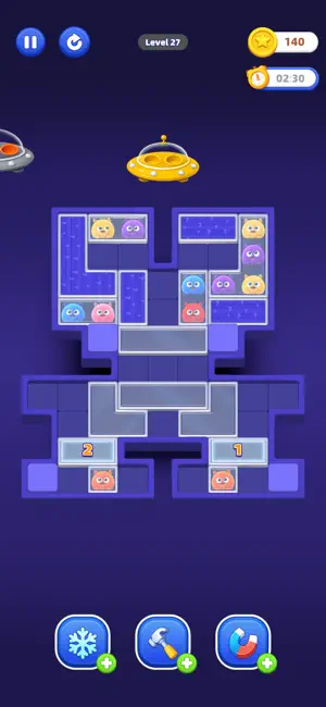 Hole Slide - Fluffy Escape Jam screenshot 4