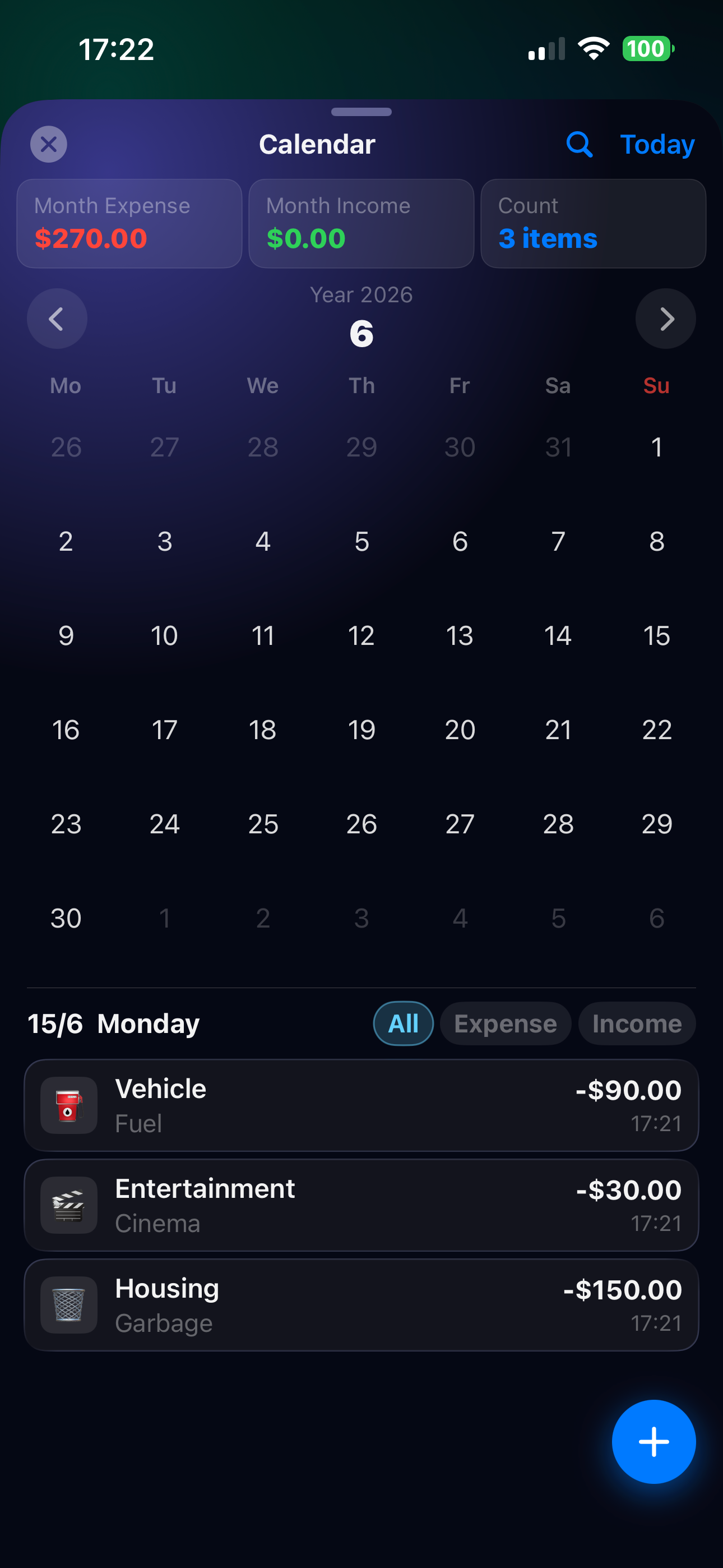 M Budget: Expense Tracker