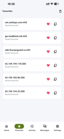 Vproxy iPhone screenshot