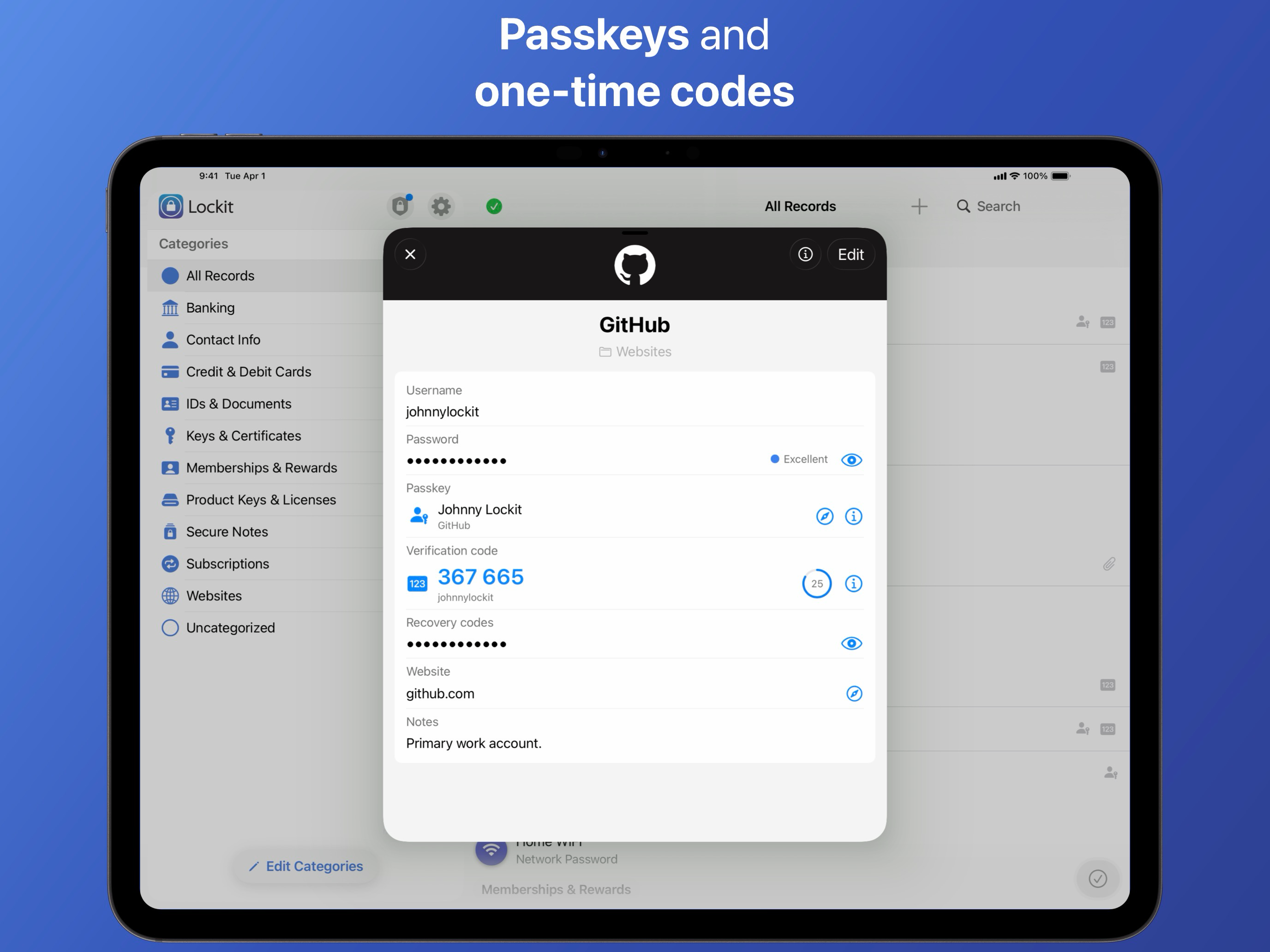 Lockit Secure Password Manager