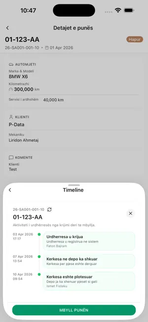 M Workshop Management screenshot 2