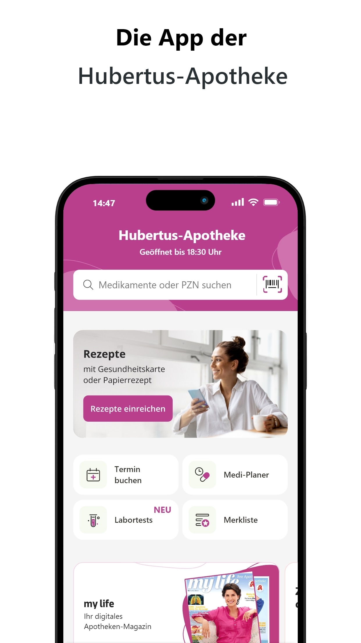 Screenshot 1 of Hubertus Apotheke Bogen