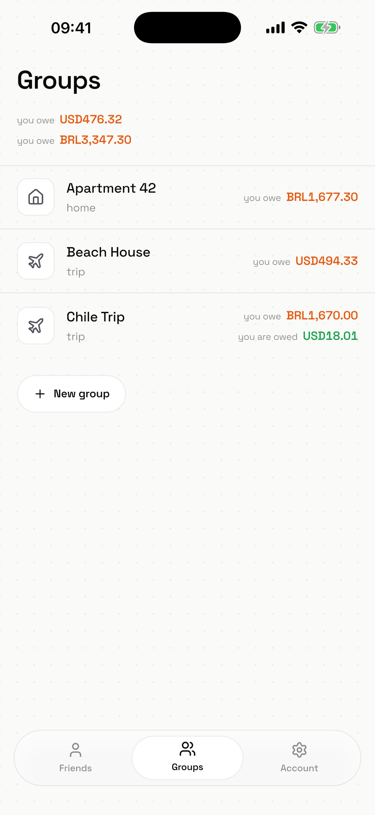 Screenshot 1 of Sumzy — Split Expenses
