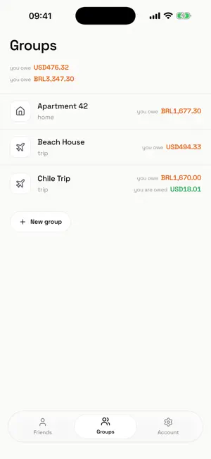 Sumzy — Split Expenses screenshot 1