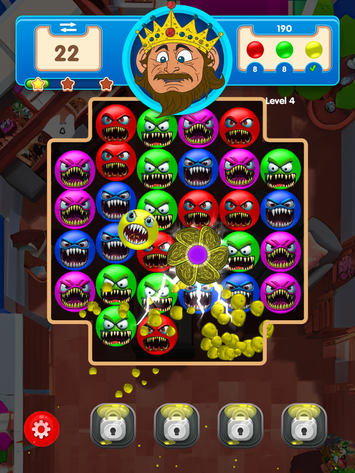 POP Germs Match 3 Puzzle