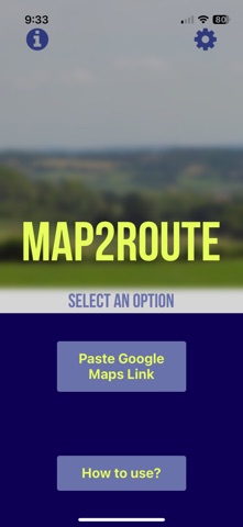 Map2Route screenshot