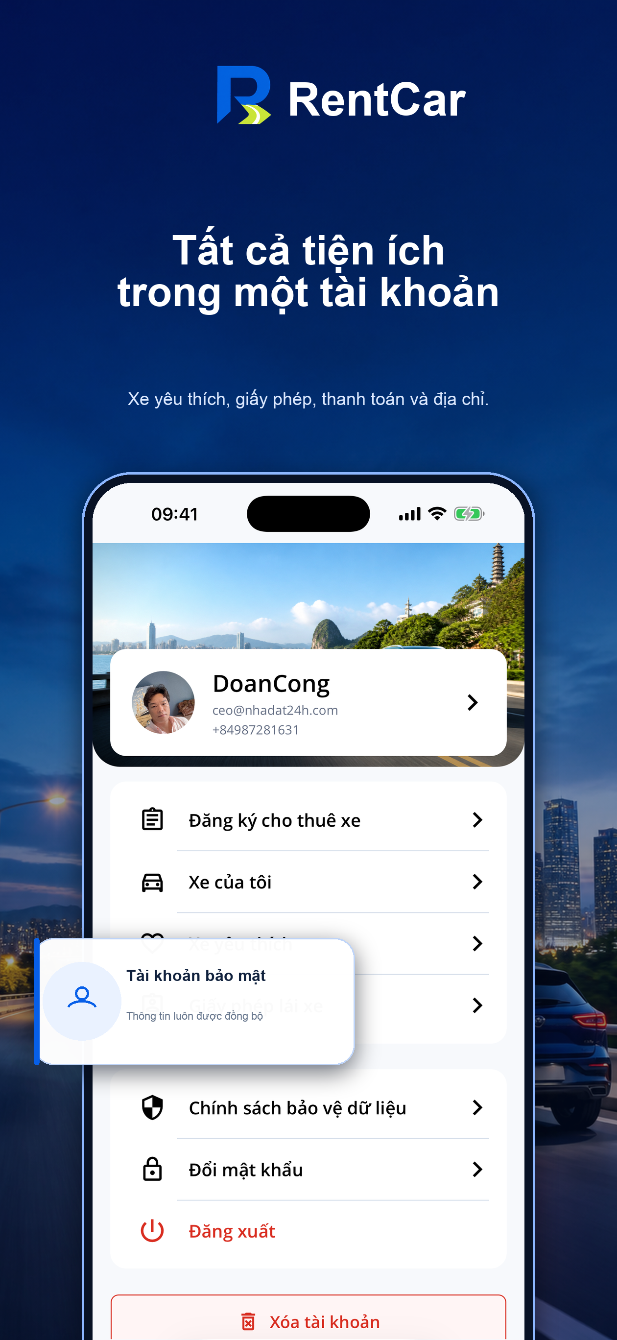 RentCar - Thuê xe tự lái screenshot 7