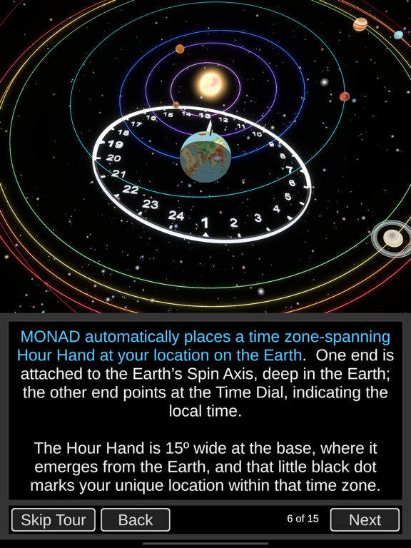 Screenshot #6 pour Monad Calendar Clock