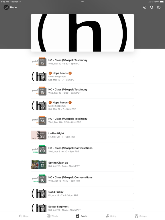 Hope.Snohomish iPad screenshot 3 - Education app