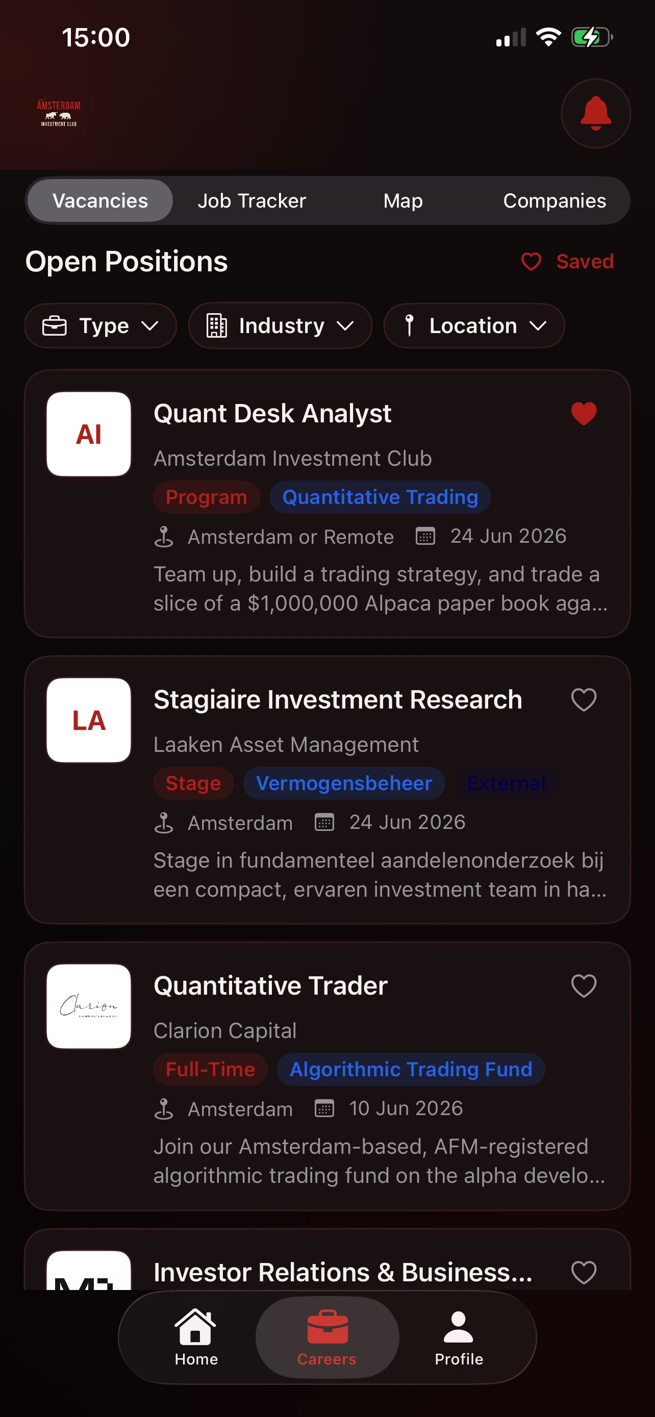 Screenshot 1 of Amsterdam Investment Club