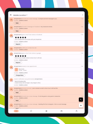 Staylisted iPad screenshot