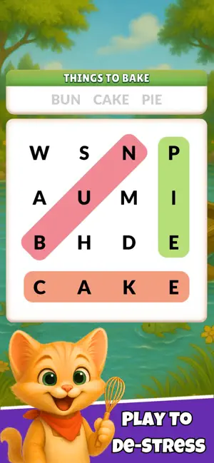 Word Search Meow - Cat Puzzle screenshot 1