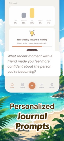 Emoodjee: Mood & Micro Journal screenshot