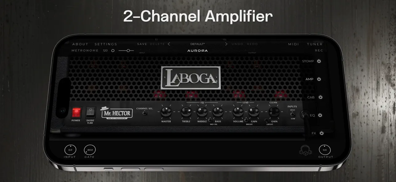 Screenshot #2 pour Laboga Mr Hector - Amp Sim
