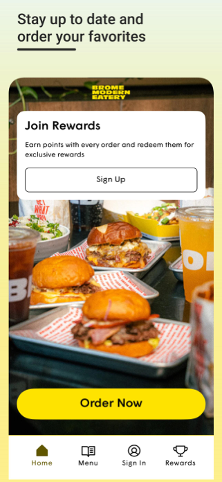 Brome Modern Eatery Screenshot 1 of 4
