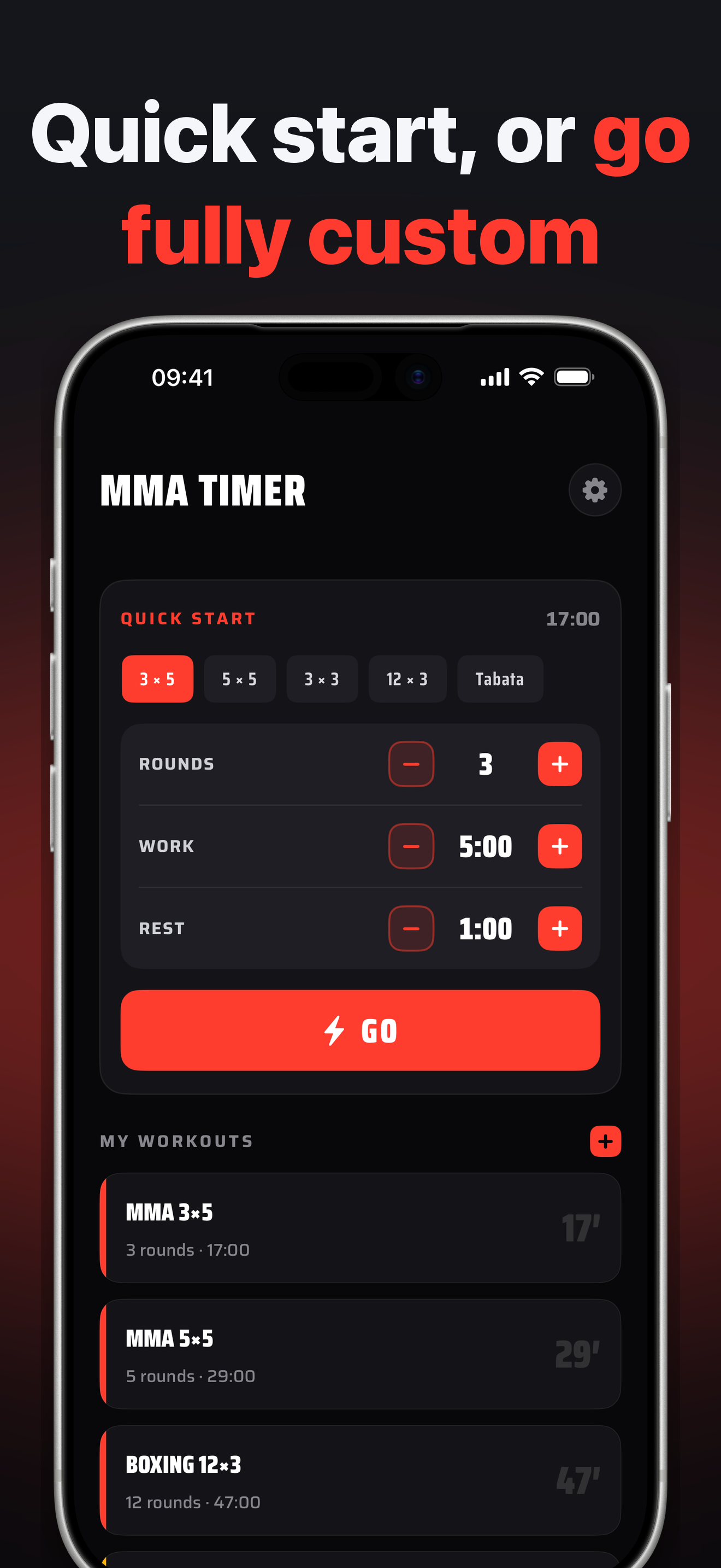 MMA Round Timer